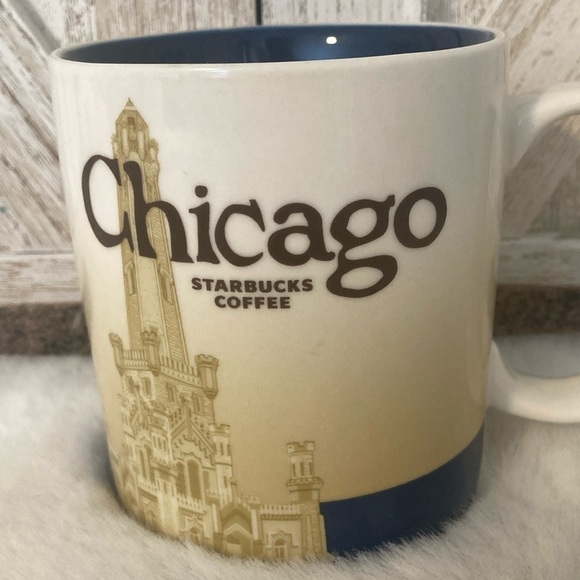 Starbucks 2009 Chicago Collector Series Coffee Mug 16oz. - Picture 2 of 5